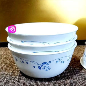 800ml CORELLE USA PROVINCIAL BLUE MICROWAVABLE RAMEN / CURRY BOWL 1PC • Japan Surplus • DINNERWARE