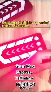 Stoplamp Mobil Pick Up Variasi Lampu Belakang Mobil Pickup GRAN MAX ESPASS TAFTHILINE & HIJET1000