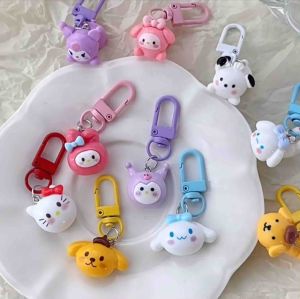 Móc Khóa Hình Nhân Vật Hoạt Hình Đáng Yêu Sarino Kuromi Melody Cinnamon Đáng Yêu - MK01