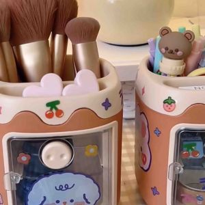 Kệ Đựng Bút Để Bàn Hình Heo Hoạt Hình Dễ Thương Ống Cắm Bút Mỹ Phẩm Nhựa Hình Heo Đồ Decor Trang Trí Bàn Học- PK02