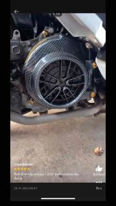 ครอบใบพัด เคฟล่า Zoomer (15) Scoopyi (17-19) ของแต่ง มอเตอร์ไซค์