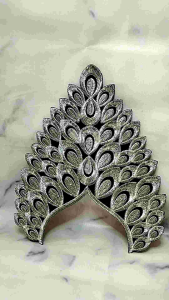 Renda Bordir Aplikasi Mahkota Bali & Spon/Aksesoris Tari/Siger Tari