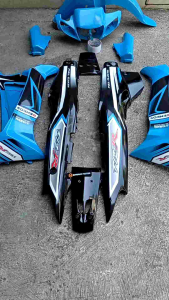 Body Set Fiz R Clutch Custom Biru & Fulset Body Halus
