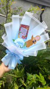 BUKET HARI GURU DENGAN KARTU UCAPAN GURU/ BUKET TOPPER GURU HADIAH HARI GURU/ BUKET GRADASI Kado Bunga Mawar