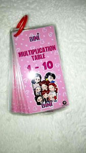 LAMINATED MULTIPLICATION & DIVISION TABLE1-10 FLASH CARDS  LEARNING MATERIAL FOR KIDS MATH LEARNING