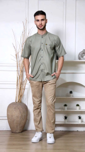 baju koko atasan pria busana muslim terbaru