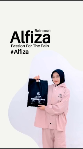 JAS HUJAN SETELAN JAKET CELANA by ALFIZA best Quality pvc 025 Tebal & Elastis
