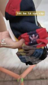 ( Set 10 đôi ) Tất Cổ Ngắn Nam Nữ Vớ Co Giãn Bốn Chiều Chất Liệu Cotton Hoạ Tiết 3 Lá