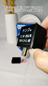 Flasher Sein 12V Standar Motor Grand Jupiter Flaser Sen Sein Standar 12 V Universal Untuk Semua Motor Supra Legenda Revo Vega Jupiter Mio Fino Vario Beat FI Scoopy Vario 125 Smah Shogun Spin KNZ Original High Quality Product