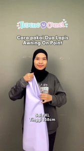 Tudung Sekolah Dua Lapis Putih & Berwarna Soft Koshibo Original Tudung Si Comel TSC Tudung Sekolah Rendah Dan Tudung Sekolah Menengah