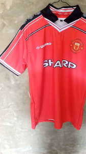 Baju Jersey Manchester United Retro 1989 Size Anak & Dewasa Full Printing