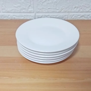 SET FOR 6 PIECES CERAMIC SAUCER / Cake plate/ side plate/ SIZE 6 INCHES / microwaveable
