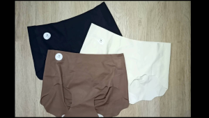 L-XXL Woman Panties Antibacterial Seamless Middle Waist Nylon Underwear Clothing Seluar Dalam Wanita