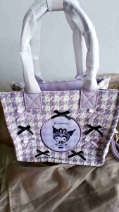 TAS 2 IN 1 SANRIO / TAS TENTENG SLEMPANG CINNAMOROLL / TAS BAHU KUROMI / SLING BAG SANRIO IMPORT / TAS MELODY