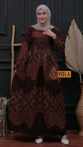 Batik Couple Keluarga Terlengkap Motif Kawung Coklat Size M L XL XXL - Batik Family - Batik Keluarga - Atasan Batik Couple - Baju Batik Keluarga - Baju Batik Couple Suami Istri - Batik Couple Keluarga