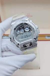 Đồng Hồ Nam Casio G-Shock GM-6900SCM-1DR Quartz Size 49.7mm Silver
