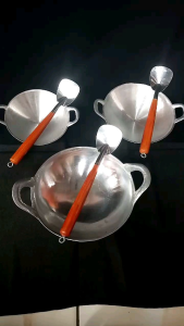 2 pcs wajan mini + sutil mini masak masakan anak tersedia 3 ukuran