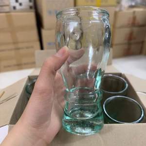 [ Hộp 6 Cái ] Ly Làm Nến Ly Dài Trơn QN18 Lớn ( Tặng 6 tim nến )