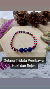 Gelang / Bracelet Balinesse Tridatu / Tridatu Bali Tibet Mix Natural Gem Stone / Batu Alam