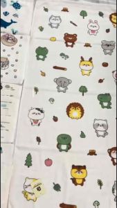 Handuk Bayi Chalmer 60X120cm Handuk Mandi Print Bayi Anak Lembut