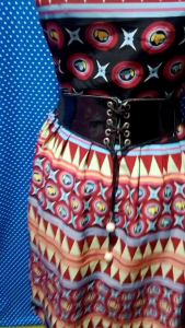 DRESS KUTUNG/SLEEVELESS MERAH(SUGAR KLEREN) 79