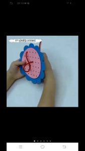 Mainan Edukasi Anak Menjahit Bentuk
