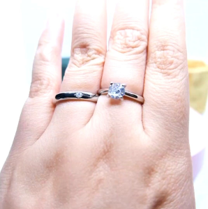 Cincin Couple Silver Adjustable S20 | Pasangan | Nikah | Lamaran | Hadiah | Tunangan 925 Perak | Aksesoris Pria Wanita