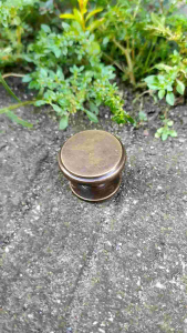 Knob Laci Lemari Meja Kuningan Antik Motif Polos Beteng 1 Pcs