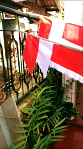 Bendera umbul umbul kuda laut panjang 28m merah putih indonesia