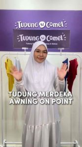 Tudung Awning Scuba Edisi Merdeka by Tudungsicomel