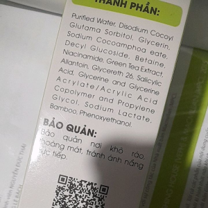 [100ml]sữa rửa mặt thảo mộc xanh x4 tạo bọt giảm mụn làm sạch sâu nâng tone da