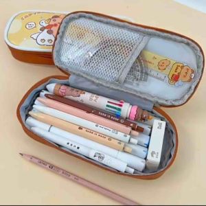 Túi Bút Capybara Hộp Bút PU Chuột Lang Nước Đựng Đồ Dùng Học Tập