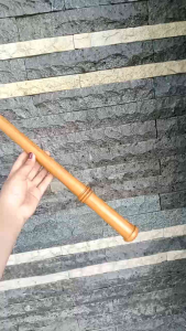 Tongkat komando kayu kelor emas 60cm C362