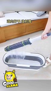 Auto Self Wringing Lazy Mop Squeeze Hands-free Quick Twist & Dry Floor Cleaning Mop Large Size 45cm 50cm Mop Twister - Lazada