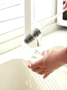 Sikat Botol Sikat Gelas Sikat Silikon Ganggang Panjang