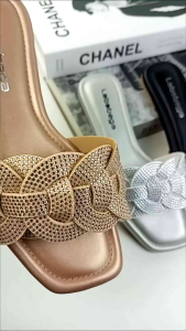 Sandal Wanita Flat| Sendal Teplek Cewek Slop Kekinian Size 36-42 | Lababega 02