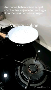 Spatula Silicone Spatula Lubang Silikon Turner Lubang Silicon Slotted Turner Sodet lubang