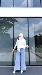 COD CELANA JEANS WANITA KULOT SNOW HIGHWAIST TERBARU DAN TERMURAH