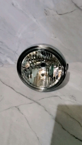 Kedok Reflektor Lampu Depan Kawasaki Ninja & Lampu Ninja Bulat Full Besi