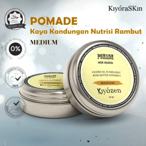 Hair Pomade Mix Based Medium - KiyoraSKin Styling Rambut Nutrisi Perawatan Anti Ketombe Rontok