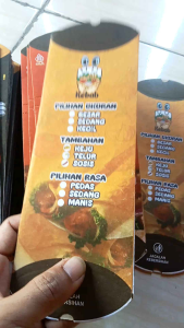 100pcs bungkus kebab kecil / dus kebab mini uk 20x8cm