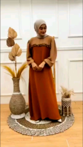 Gamis MALAYA/DRESS MALAY BAHAN CRINKLE AIRFLOW