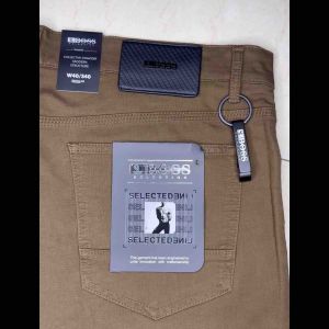 Jeans Stretch BIG SIZE Pria BOSS SELECTION Katun WARNA Khaki - RegularFit