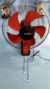 Kipas Angin Besi Dinding 16 Inch Welhome WH - 1665 Wall Fan 16 Inch 5 Baling-Baling Besi 40w