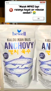 Bewell | Kaldu IKAN BILIS (Anchovy) - 80gr | Organic Center Kaldu Mpasi