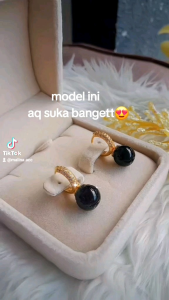 Anting Klip Mutiara Lapis Emas Model Cantik Terlaris