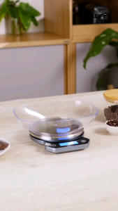 Idealife - Timbangan Dapur Kue Digital Stainless Mangkuk dan Timer IL210C IL 210 C / IK5004 IK 5004