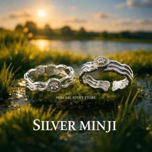 Adjustable Pure Silver Toe Ring Ladies Women Minji Pattern Metti | Indian Toe Ring | Temple Jewelry MY Ready Stock