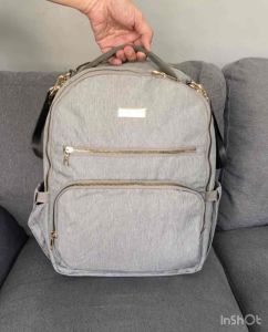 Bebe Chic Morgan Diaper Backpack / Diaper Bag - Black