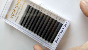 lông mi 2DU mi YY lông mi khaymi công nghệ độ dày 0.07 chiều dài mix 9-13mm dụng cụ nối mi